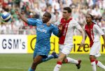 Amsterdam 13 augustus 2006
AJAX-PSV 3-1 om de Johan Cruyffschaal in de arena.
Thomas Vermaelen en Jefferson Farfan
Peter Smulders bv