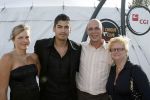 Amsterdam 14 juli 2006
Premiere Cirque du Soleil Alegria.
Jelle Klaassen met zijn vriendin Puck en Co Stompe met vrouw