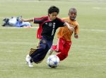 Amsterdam 2 juni 2006
Justin Kluivert op training bij de ajax jeugd. Justin is gescout door AJAX. Papa Patrick en moeder Angela waren natuurlijk bij de eerste training.
Peter Smulders bv