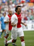 Amsterdam 13 augustus 2006
AJAX-PSV 3-1 om de Johan Cruyffschaal in de arena.
Kenneth Perez blij na de 2-1
Peter Smulders bv