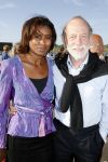 Amsterdam 14 juli 2006
Premiere Cirque du Soleil Alegria.
Laetitia Griffith met man