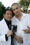Hoofddorp 28 juni 2006
CD presentatie Robert Leroy in Claus Party house.
Robert en Lange Frans
Peter Smulders bv