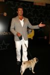 Amsterdam 16 juli 2006
OPening honden spa in het hilton hotel
Leco v Zadelhoff met zijn  hond