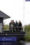 Muiderberg 31 mei 2006
Linda de Mol, Annette Malherbe Tjitske Reidinga  en Susan Visser  (Gooische vrouwen)op woonark in natuurreservaat Naardermeer tegen aanleg A6
Peter Smulders bv
