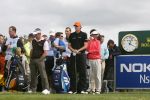 Zandvoort, 10 Augustus 2006
KLM Dutch open golf 2006
1e dag      Maarten Lafeber met naast hem Paul McGinley