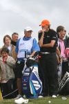 Zandvoort, 10 Augustus 2006
KLM Dutch open golf 2006
1e dag      Maarten Lafeber met zijn caddy