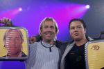 Aalsmeer 18 augustus 2006
Big Brother huis begint weer. alle bewoners vertrekken vanuit de studio naar het BB huis.
Presentatrice Bridget Maasland.
Peter Smulders bvAalsmeer 18 augustus 2006
Big Brother huis begint weer. alle bewoners vertrekken vanuit de Marcel (L) en etienne
