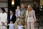 Apeldoorn 18 augustus 2006
Fotosessie Koningin Beatrix met Maxima Prins Willem Alexandert Amalia Alexia en de keizerlijke hoogheden van Japan Prins Naruhito Prinses Masako en prinses Aiko op paleis het Loo.