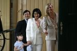 Apeldoorn 18 augustus 2006
Fotosessie Koningin Beatrix Prins Willem Alexander Maxima Amalia Alexia en hunne keizerlijke hoogheden Prins Naruhito prinses Masako en Prinses Aiko van japan op paleis het Loo