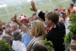 Frankfurt 21 juni 2006
Nederland tegen argentinie op de wk voetbal 2006 in duitsland.
Prinses Maxima en Prins Willem Alexander