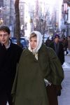New York, 22 januari 2000
Prins willem Alexander samen met Maxima na afloop van een diner samen met een beveiligingsbeambte
Rest. CIPRIANI Downtown