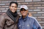 Amsterdam 2 juni 2006
Justin Kluivert op training bij de ajax jeugd. Justin is gescout door AJAX. Papa Patrick en moeder Angela waren natuurlijk bij de eerste training.  Patrick met vader
Peter Smulders bv
