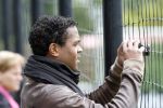 Amsterdam 2 juni 2006
Justin Kluivert op training bij de ajax jeugd. Justin is gescout door AJAX. Papa Patrick en moeder Angela waren natuurlijk bij de eerste training.  Patrick met fotocamera
Peter Smulders bv