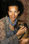 Amsterdam 16 juli 2006
OPening honden spa in het hilton hotel
Paula Udondek met zoontje en hond