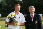 Molenschot, 22 Juli 2006
Golfclub Toxandria, Internationaal Golftoernooi Riverwoods 
Voorzitter Pe Kohnstamm met de runnerup James Smith