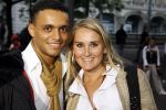 Amsterdam 20 augustus 2006
Premiere Step Up in pathe City in Amsterdam.
Peggy Vrijens met haar vriend Hamid.