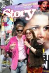 Amsterdam 26 april 2006
Presentatie nieuwe story door gerard Joling op de pc hooftstraat.
Gerard Joling en Petra Bakker Schut