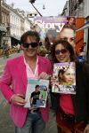 Amsterdam 26 april 2006
Presentatie nieuwe story door gerard Joling op de pc hooftstraat.
Gerard Joling en Petra Bakker Schut