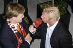 Frankfurt 21 juni 2006
Nederland tegen Argentinie tijdens de wk 2006 in duitsland.
Prins Willem Alexander en Boris becker