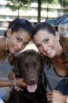 Amsterdam 16 juli 2006
OPening honden spa in het hilton hotel
Quinty trustfull met dochter en hond 
Peter Smulders bv