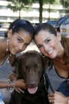 Amsterdam 16 juli 2006
OPening honden spa in het hilton hotel
Quinty trustfull met dochter en hond 
Peter Smulders bv
