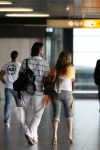 Schiphol 22 juni 2006
John de Wolf brengt zijn nieuwe vriendin Rebecca Loos naar het vliegveld.
Peter Smulders bv