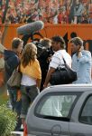 Schiphol 22 juni 2006
John de Wolf brengt zijn nieuwe vriendin Rebecca Loos naar het vliegveld.
Peter Smulders bv