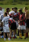 Amsterdam 19 juni 2006
Robbie Williams aan het voetballen bij AJAX met sigaret
Peter Smulders bv