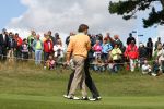 Zandvoort, 10 Augustus 2006
Dutch KLM Open Golf 2006 Kennemer golfclub
Robert Jan Derksen samen met Colin Montgomerie