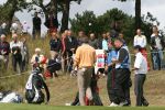 Zandvoort, 10 Augustus 2006
Dutch KLM Open Golf 2006 Kennemer golfclub
Robert Jan Derksen op de 18e hole eerste dag.
