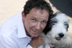 Amsterdam 16 juli 2006
OPening honden spa in het hilton hotel
Robert Leroy  met hond.