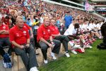 Eindhoven, 31 Juli 2006
Jaarlijkse Open Dag bij PSV met 27.000 toeschouwers
Ronald Koeman met zijn assistenten Tonny Bruins Slot en Jan Wouters