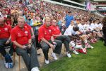 Eindhoven, 31 Juli 2006
Jaarlijkse Open Dag bij PSV met 27.000 toeschouwers
Ronald Koeman met zijn assistenten Tonny Bruins Slot en Jan Wouters