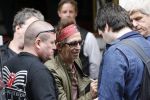 Amsterdam 2 augustus 2006
The Rolling stones vertrekken uit het amstel. Keith Richards