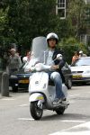 Amsterdam 7 juni 2006
Ruud Gullit op zijn vespa scooter in Amsterdam
Peter Smulders bv