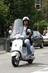 Amsterdam 7 juni 2006
Ruud Gullit op zijn vespa scooter in Amsterdam
Peter Smulders bv