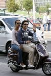 Amsterdam 5 augustus 2006
Sander Lusink met zijn vriendin op vespa scooter