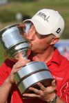 Zandvoort, 13 Augustus 2006 Dutch KLM Open Golf 2006
Winnaar Simon Dyson uit Engeland
