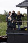 Muiderberg 31 mei 2006
Linda de Mol, Annette Malherbe Tjitske Reidinga  en Susan Visser  (Gooische vrouwen)op woonark in natuurreservaat Naardermeer tegen aanleg A6
Peter Smulders bv