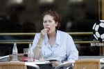 Amsterdam 23 juli 2006
Sylvia Kristel op terras bij cafe pleinzicht