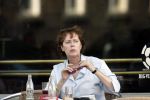 Amsterdam 23 juli 2006
Sylvia Kristel op terras bij cafe pleinzicht