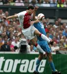 Rotterdam, 7 Mei 2006
Feyenoord stadion Gatorade Cup (KNVB-beker ) Seizoen 2005/2006
AJAX-PSV, eindstand 2-1
Thomas Vermaelen in een luchtduel met Jan Vennegoor of Hesselink