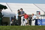 Zandvoort, 13 Augustus 2006
Finaledag Dutch KLM Open golf 2006
Tim Sluiter ( Beste amateur ) met Phillip Price