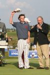 Zandvoort, 13 Augustus 2006
Finaledag Dutch KLM Open golf 2006
Tim Sluiter ( Beste amateur ) met Robbie v Ervens Dorens