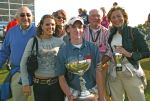 Zandvoort, 13 Augustus 2006
Finaledag Dutch KLM Open golf 2006
Tim Sluiter ( Beste amateur ) met zijn ouders en Opa