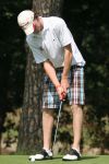 Molenschot, 22 Juli 2006
Golfclub Toxandria, Internationaal Golftoernooi Riverwoods 
Winnaar Tim Sluiter op de green van hole 18 met zijn laatste birdieput