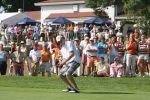 Molenschot, 22 Juli 2006
Golfclub Toxandria, Internationaal Golftoernooi Riverwoods 
Winnaar Tim Sluiter op de green van hole 18 maakt zijn birdieput