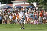 Molenschot, 22 Juli 2006
Golfclub Toxandria, Internationaal Golftoernooi Riverwoods 
Winnaar Tim Sluiter op de green van hole 18 maakt zijn birdieput
