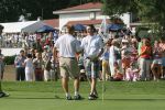 Molenschot, 22 Juli 2006
Golfclub Toxandria, Internationaal Golftoernooi Riverwoods 
Winnaar Tim Sluiter op de green van hole 18 maakt zijn birdieput