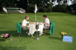 Molenschot, 22 Juli 2006
Golfclub Toxandria, Internationaal Golftoernooi Riverwoods 
Tim Sluiter en Christel Boeljon samen op de green van 18 voor de traditionele lunch voor de winnaars